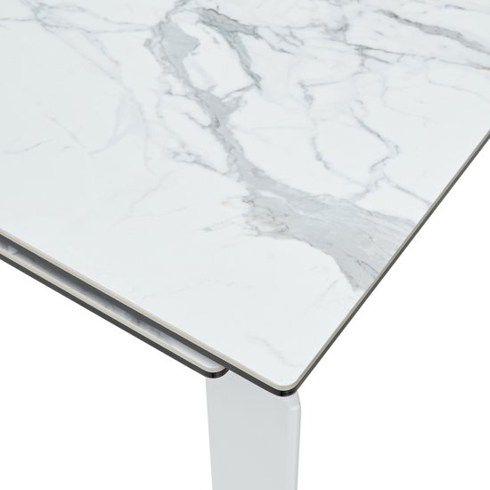 Стол кухонный раздвижной керамический под камень (арт 7548) Фото 2