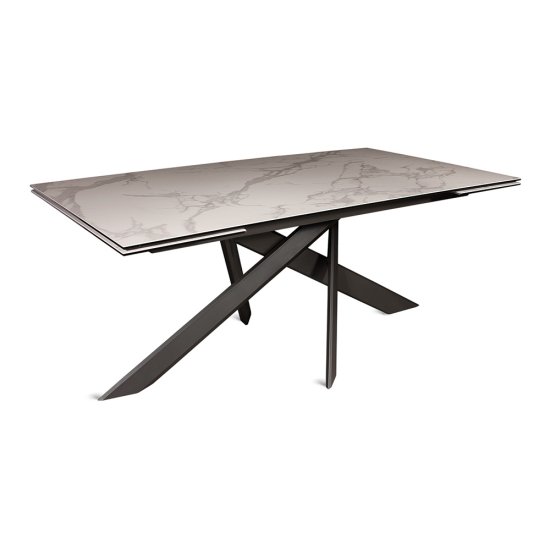 Стол дизайнерский раздвижной с керамическим покрытием лофт (арт 11096) Фото 1