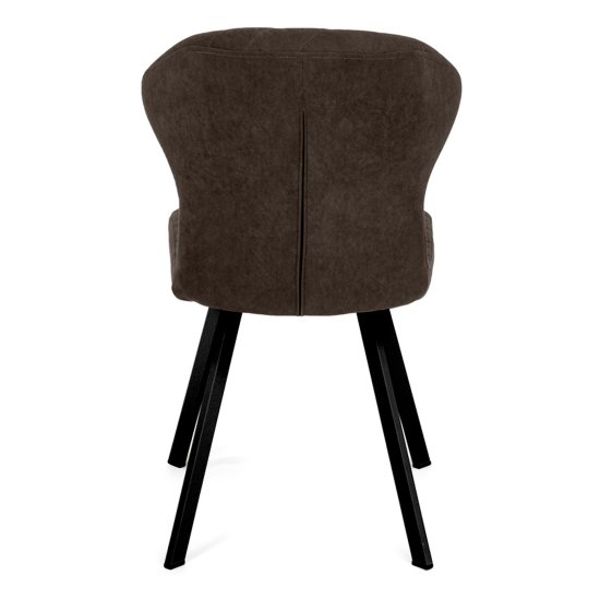 Стул ножки черные мягкий из велюра (арт 19447) Фото 2