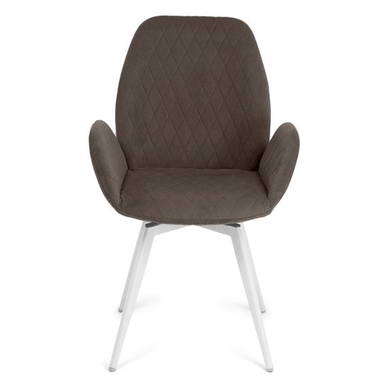 Стул на металлокаркасе мягкий велюровый (арт 33582) Фото 5