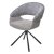 Стул мягкий серый с обивкой из велюра (арт 33671)