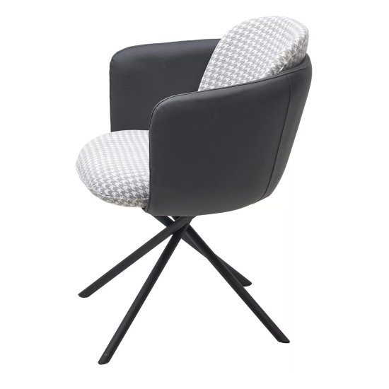 Полукресло с подлокотниками серое (арт 33628) Фото 2