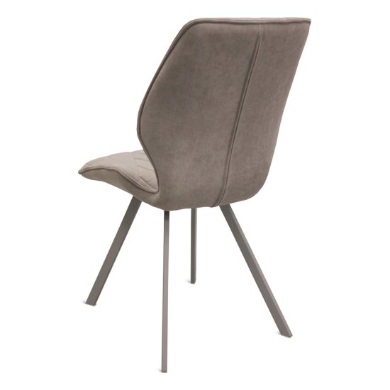 Стул на металлокаркасе с мягким сидением бархатный (арт 28320) Фото 2