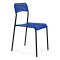 Стул обеденный синий из пластика (арт 31302)