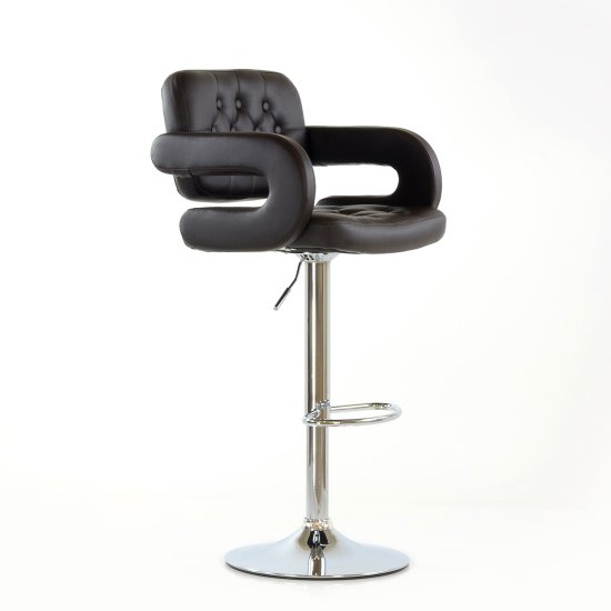 Стул барный мягкий с подлокотниками регулируемый (арт 5593) Фото 3