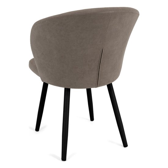 Стул для кухни на металлокаркасе из велюра (арт 22348) Фото 4