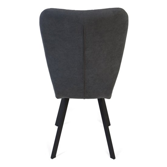 Стул мягкий коричневый из велюра (арт 23638) Фото 6