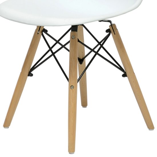 Стул дизайнерский деревянный белый eames style (арт 2314) Фото 3