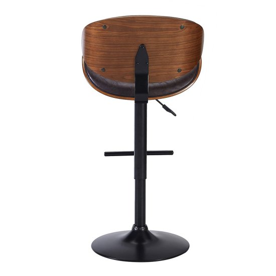 Барный стул с обивкой из экокожи регулируемый (арт 31467) Фото 4