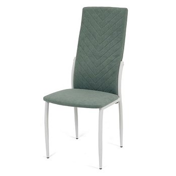 Стул на металлокаркасе мятный из велюра (арт 13523) - Фото 2