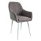 Полукресло с мягким сидением с подлокотниками из велюра (арт 29558)