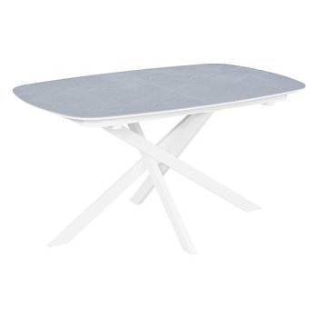 Стол раскладной овальный из керамогранита 140 см (арт 34277) - Фото 2