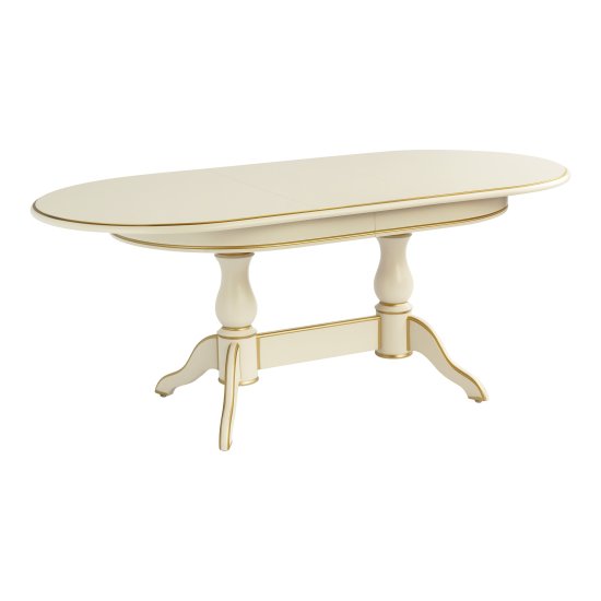 Стол кухонный раздвижной овальный деревянный классический (арт 6109) Фото 2