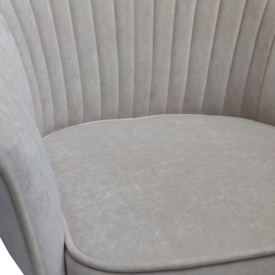 Полукресло мягкое с подлокотниками бежевое (арт 31761) Фото 3