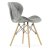 Стул дизайнерский мягкий серый eames (арт 12197)