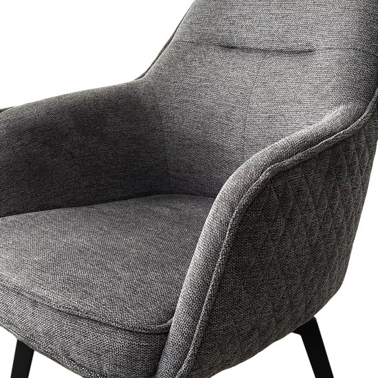 Стул на металлическом каркасе мягкий с подлокотниками (арт 33931) Фото 2