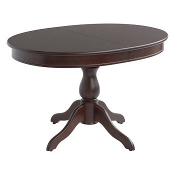 Обеденный стол раздвижной овальный 125 см классика (арт 5028) - Фото 2