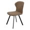 Стул для кухни на металлокаркасе с мягким сидением велюровый (арт 19457)