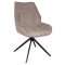 Стул мягкий бежевый из велюра (арт 35496)
