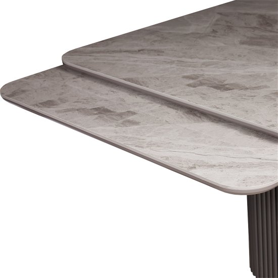 Стол раскладной прямоугольный керамический 140 см (арт 35873) Фото 4