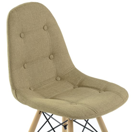 Стул дизайнерский с мягким сидением eames (арт 12203) Фото 3