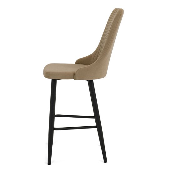 Барный стул с обивкой из велюра (арт 23106) Фото 3