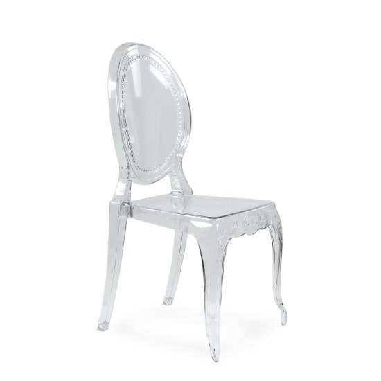 Стул для кухни прозрачный из пластика (арт 34027) Фото 1