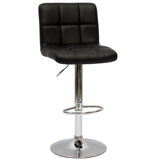 Стул барный на хромированный мягкий регулируемый (арт 5607) Фото 1