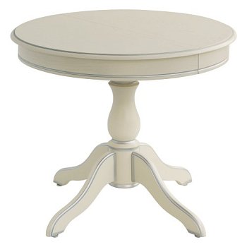 Стол для кухни раздвижной круглый в классическом стиле (арт 5926) - Фото 2