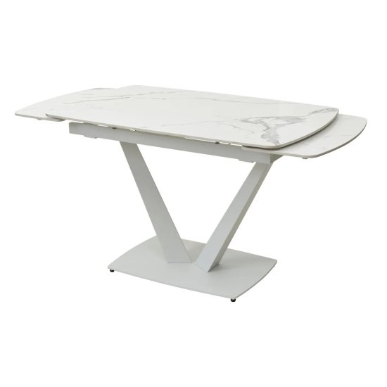 Стол с керамической столешницей на одной ноге (арт 30771) Фото 7