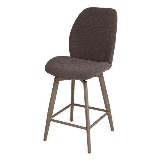 Барный стул мягкий с обивкой из велюра (арт 33554) Фото 4