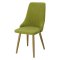Стул для кухни мягкий зеленый из велюра (арт 22884)