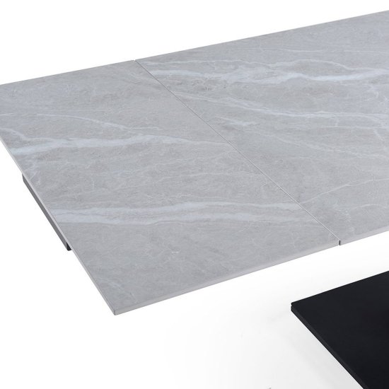 Стол дизайнерский раздвижной с керамическим покрытием (арт 27204) Фото 5