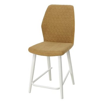 Стул полубарный мягкий из велюра (арт 20223) - Фото 2