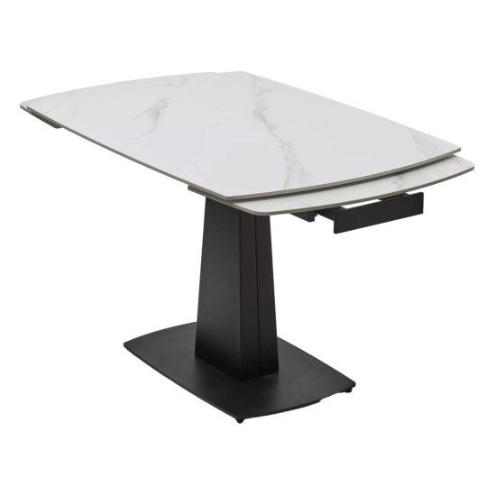 Стол раскладной керамический под мрамор современный (арт 33349) Фото 7