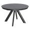 Стол раскладной круглый с керамической столешницей (арт 32710)