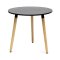 Стол дизайнерский черный D-80 см eames (арт 7108)