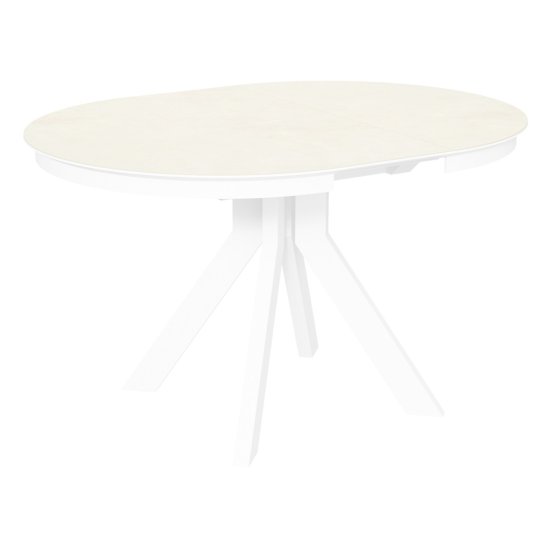 Обеденный стол круглый со столешницей из керамики (арт 33494) Фото 3