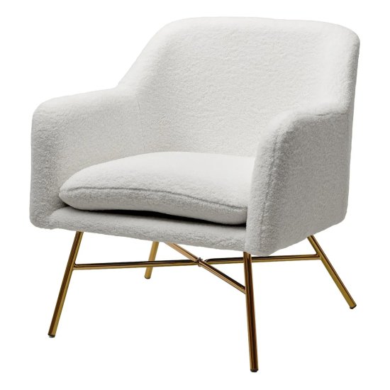 Стул-кресло интерьерный на металлокаркасе мягкий (арт 29075) Фото 1