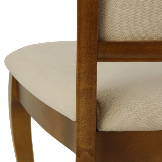 Стул мягкий бежевый классический (арт 31324) Фото 6