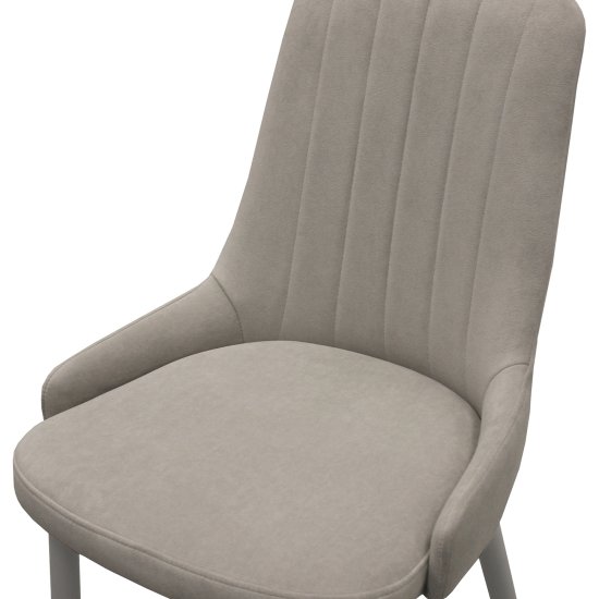 Стул на металлокаркасе мягкий бархатный (арт 33315) Фото 3