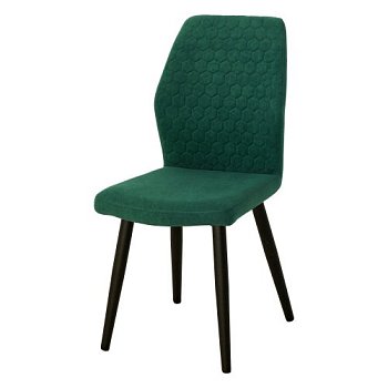 Стул мягкий зеленый с обивкой из велюра (арт 20075) - Фото 2