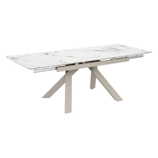 Обеденный стол раздвижной с керамической столешницей (арт 35079) Фото 2