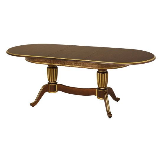 Стол кухонный раздвижной овальный в классическом стиле (арт 4882) Фото 2