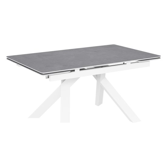 Обеденный стол раздвижной прямоугольный керамический серый (арт 35071) Фото 1