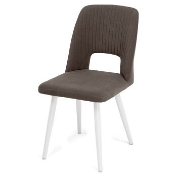 Стул на металлическом каркасе с обивкой из велюра (арт 13995) - Фото 2