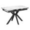 Стол кухонный со столешницей из керамики на одной ножке 110 см (арт 34387)
