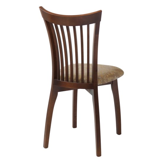 Стул деревянный мягкий бежевый классический (арт 29133) Фото 2