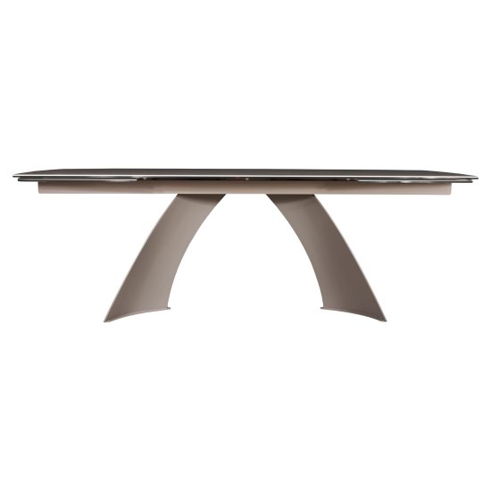 Стол обеденный раздвижной прямоугольный из керамогранита (арт 35660) Фото 3