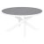 Обеденный стол раскладной круглый со столешницей из керамики (арт 35098)